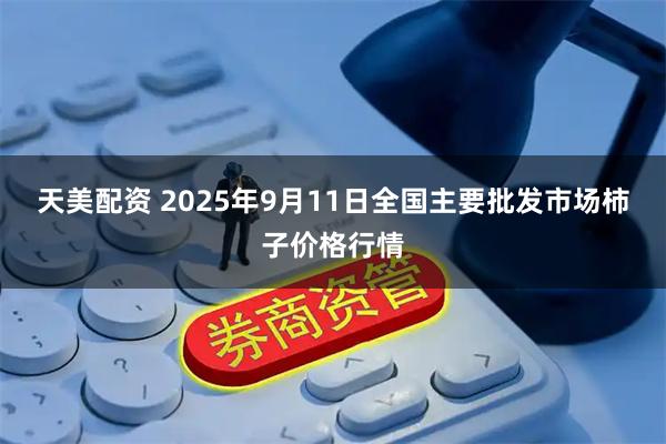 天美配资 2025年9月11日全国主要批发市场柿子价格行情