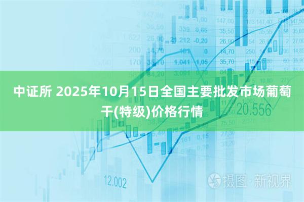 中证所 2025年10月15日全国主要批发市场葡萄干(特级)价格行情