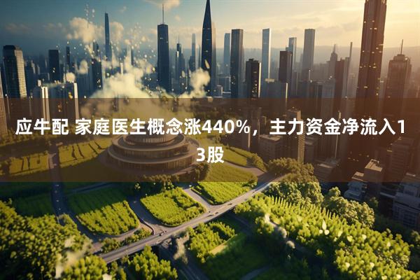 应牛配 家庭医生概念涨440%，主力资金净流入13股